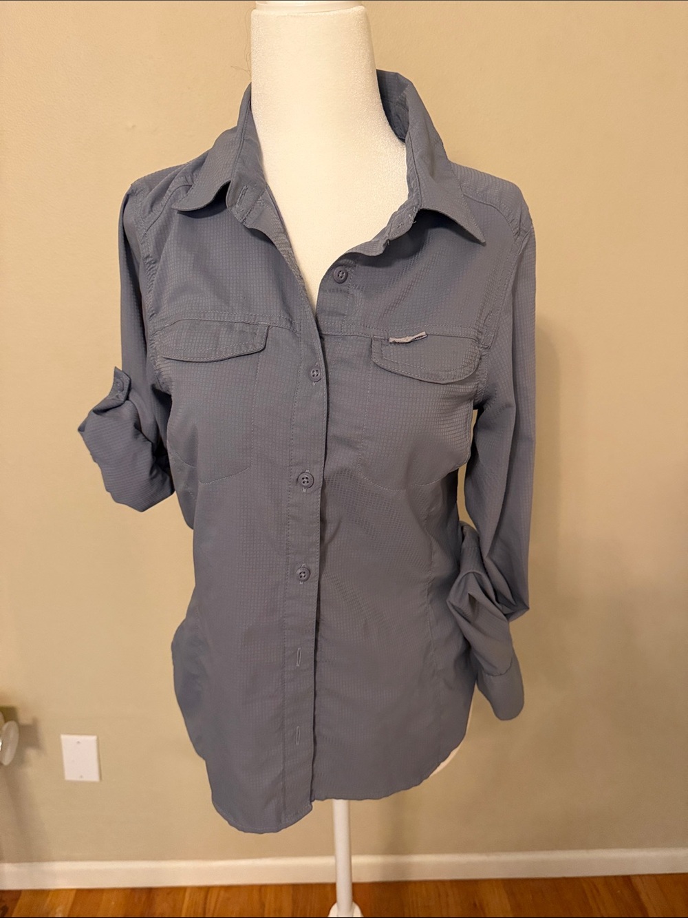 Columbia Women’s Slate Blue Button-Up Shirt